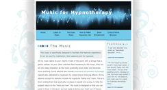 Desktop Screenshot of musicforhypnotherapy.com