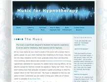 Tablet Screenshot of musicforhypnotherapy.com